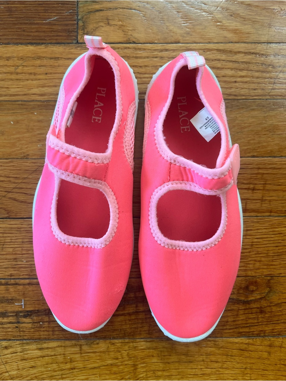 Place Hot Pink Kids Mary Jane Water Shoes